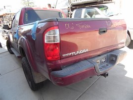 2006 Toyota Tundra Burgundy Crew Cab 4.7L AT 2WD #Z24702
